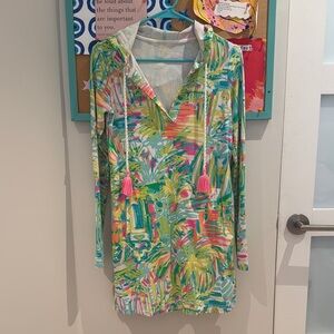 Lilly Pulitzer Pastel Tunic with Hood